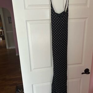 Old Navy Black Polka Dot Maxi Dress New With Tags Size Large